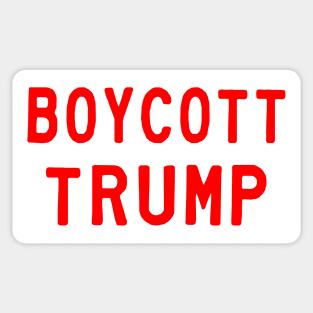 Boycott Trump Sticker